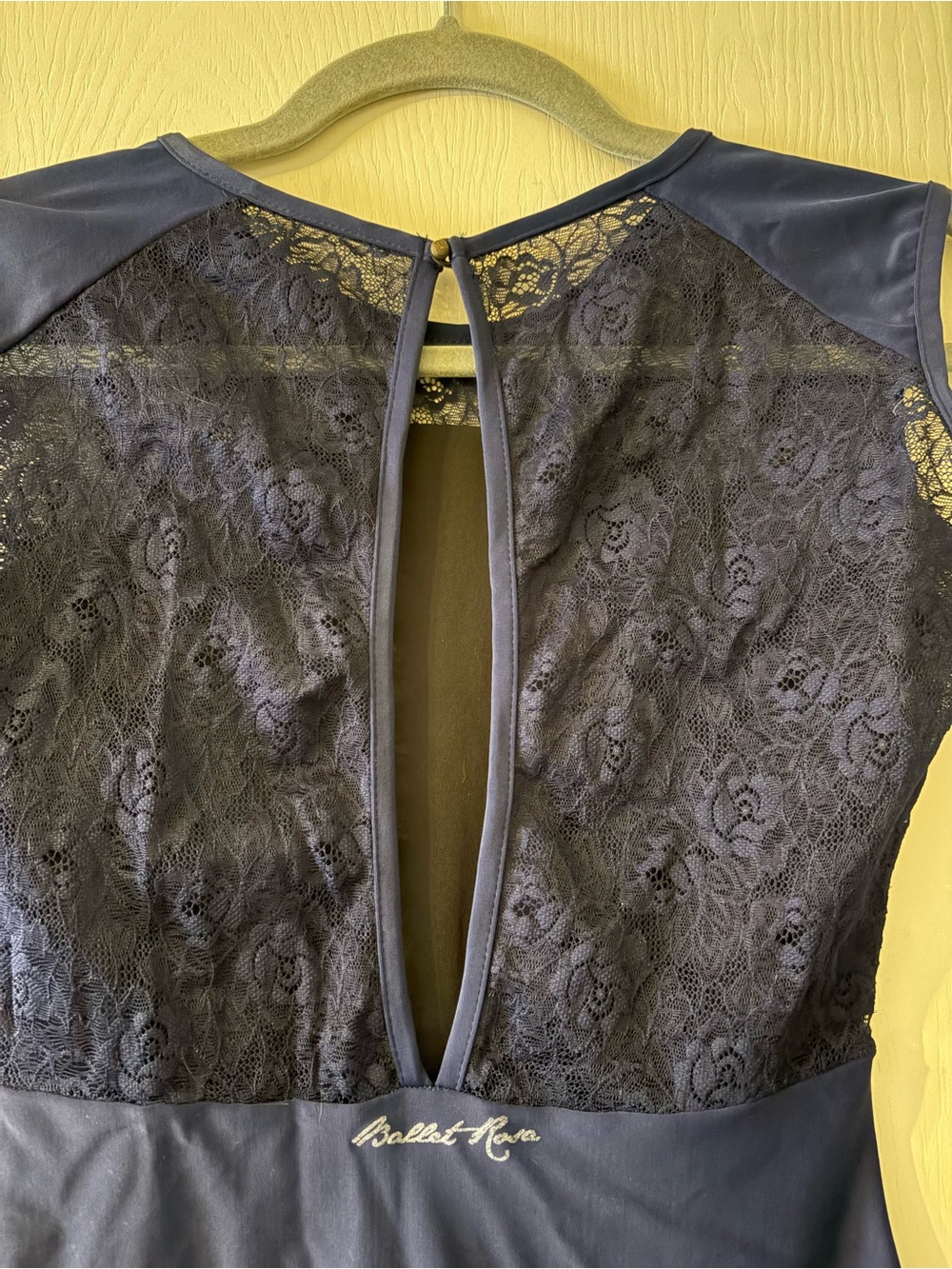 Navy Ballet Rosa leotard - Picture 2 of 5